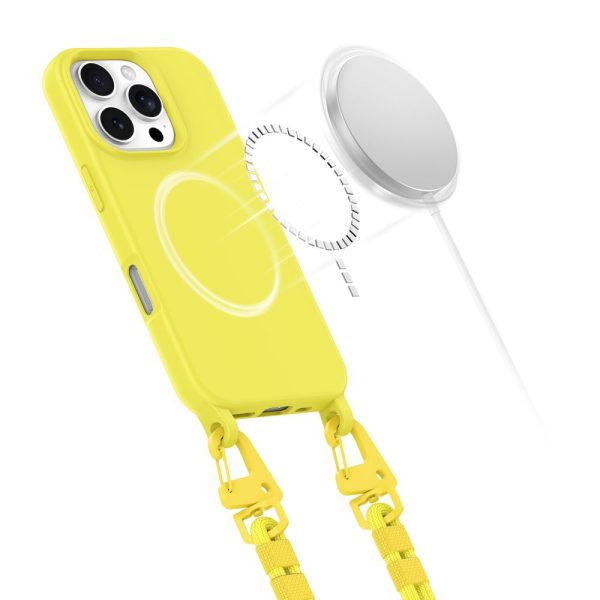 Tech-Protect MagNecklace MagSafe Canary Yellow-Apple iPhone 16 Pro Max - Image 2