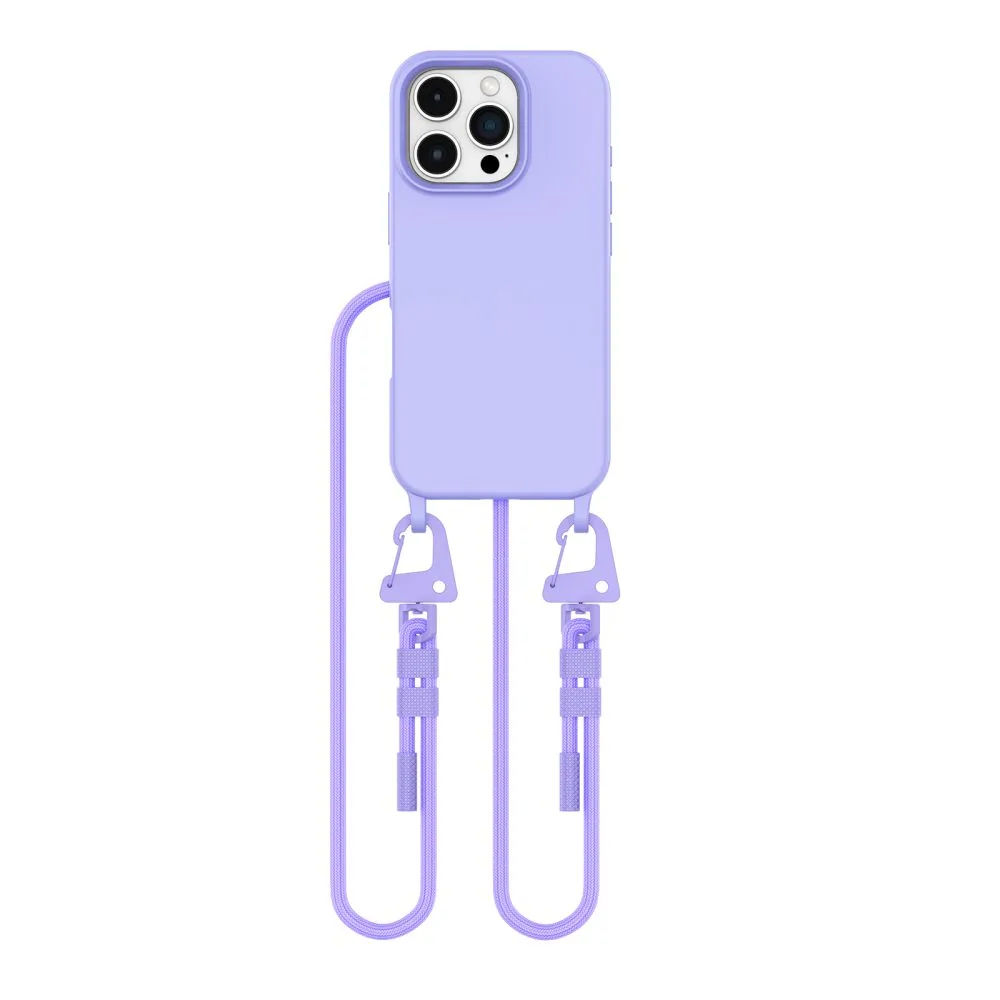 Θήκη iPhone 16 Pro Max Tech-Protect Magnecklace MagSafe Λεβάντα με Λουράκι - Image 2