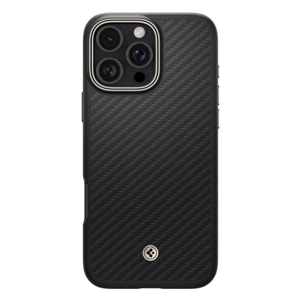 Θήκη Spigen Enzo Aramid (MagFit) Black Natural-Apple iPhone 16 Pro (ACS08508) - Image 2