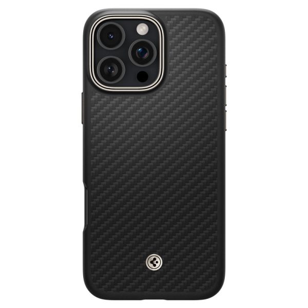 Θήκη Spigen Enzo Aramid (MagFit) Black Natural-Apple iPhone 16 Pro Max (ACS08501) - Image 2