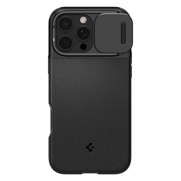 Θήκη Spigen Optik Armor (MagFit) Black-Apple iPhone 16 Pro Max (ACS08015) - Image 2