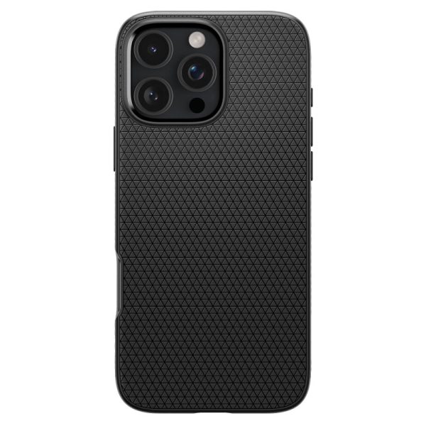 Θήκη Spigen Liquid Air Matte Black-Apple iPhone 16 Pro (ACS08117) - Image 2