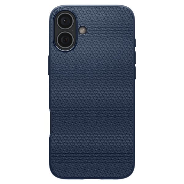 Θήκη Spigen Liquid Air Navy Blue-Apple iPhone 16 (ACS08195) - Image 2