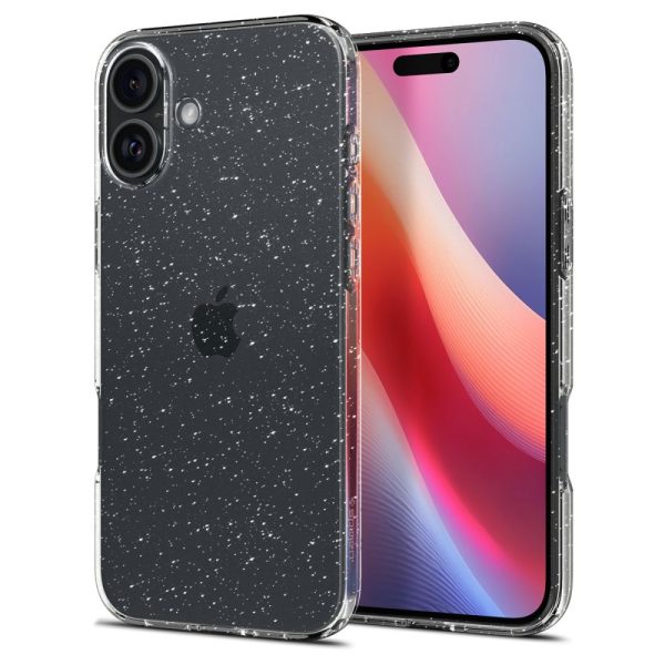 Θήκη Spigen Liquid Crystal Glitter Crystal Quartz-Apple iPhone 16 (ACS08192) - Image 2