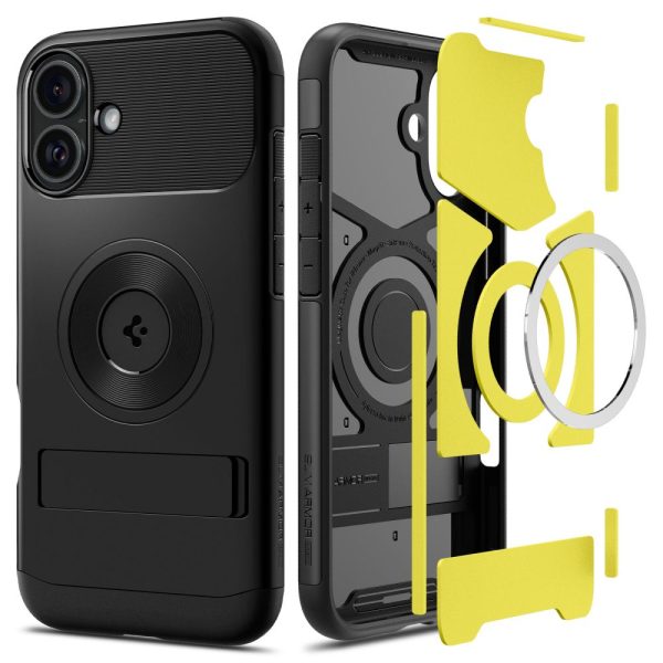 Θήκη Spigen Slim Armor MagFit Black-Apple iPhone 16 (ACS08227)