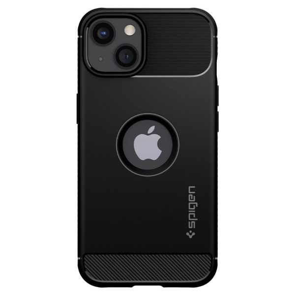 Θήκη Spigen Rugged Armor Matte Black - Apple iPhone 13 (ACS03518) - Image 3