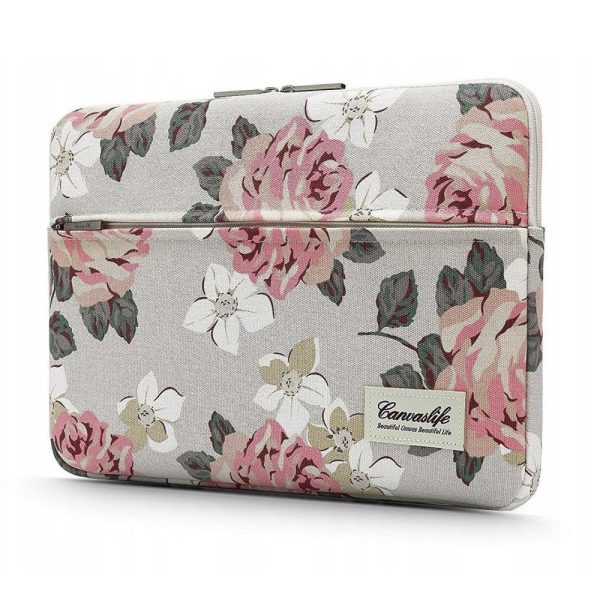 Canvaslife Sleeve for Laptop 13"-14" White Rose - Image 2