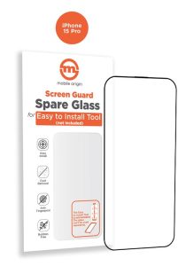 Mobile Origin Orange Screen Guard Spare Glass iPhone 15 Pro