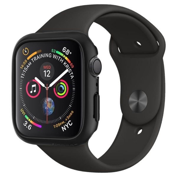 Spigen Thin Fit Case Black-Apple Watch Series 44mm (062CS24474) - Image 2