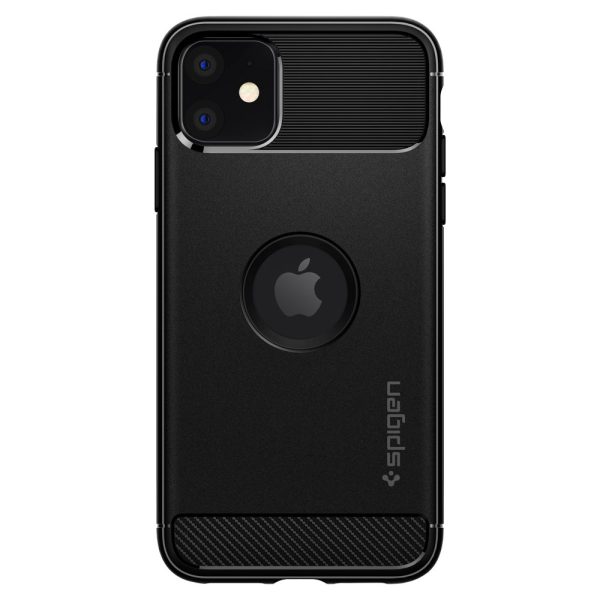 Spigen Rugged Armor Case Black for Apple iPhone 11 (076CS27183) - Image 3