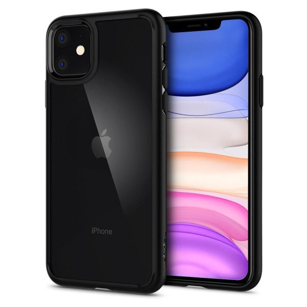 Spigen Ultra Hybrid Case Matte Black for Apple iPhone 11 (076CS27186) - Image 2