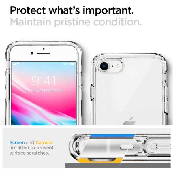 Θήκη Spigen Case Ultra Hybrid Clear - Apple iPhone 7 / 8 / SE 2020 / SE 2022 (042CS20927) - Image 4