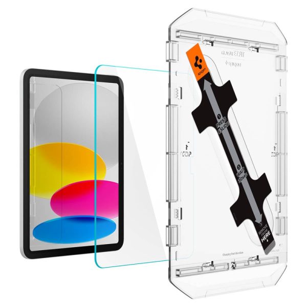 Spigen EZ Fit GLAS.tR Slim 1PC Clear-Apple iPad 10.9 2022 (AGL05554) - Image 9