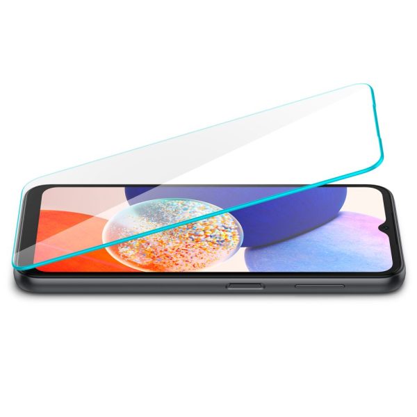 Spigen Screen Protector GLAS.tR Slim 2PCS Clear-Samsung Galaxy A14 4G/5G (AGL05971) - Image 13