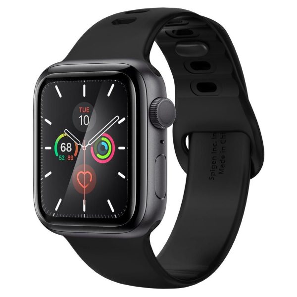 Spigen Screen Protector ProFlex EZ Fit 2PCS Black-Apple Watch Series 44mm (AFL01220) - Image 4