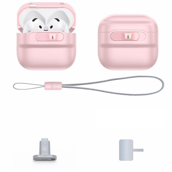 Θήκη ESR Pulse FlickLock (HaloLock) Pink-Apple AirPods 4 - Image 2