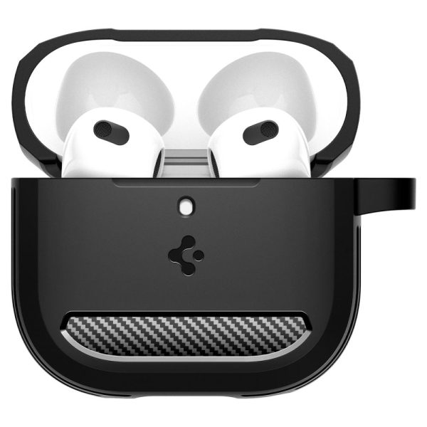 Θήκη Spigen Rugged Armor Matte Black-Apple AirPods 4 (ACS08642) - Image 3