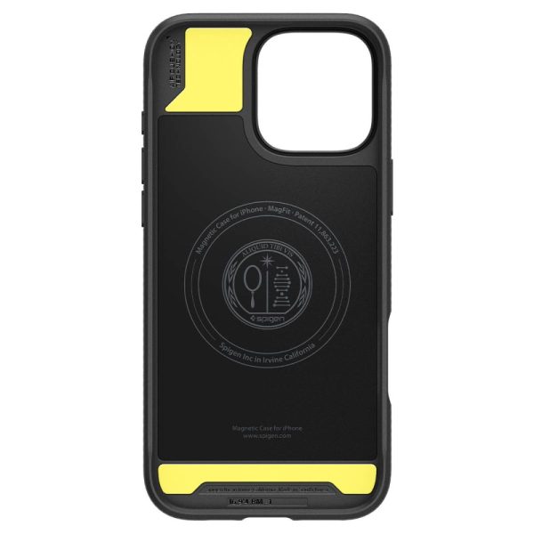 Θήκη Spigen Rugged Armor (MagFit) Matte Black-Apple iPhone 16 Pro Max (ACS07986) - Image 3