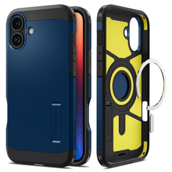 Θήκη Spigen Tough Armor AI (MagFit) Navy Blue-Apple iPhone 16 (ACS08217)