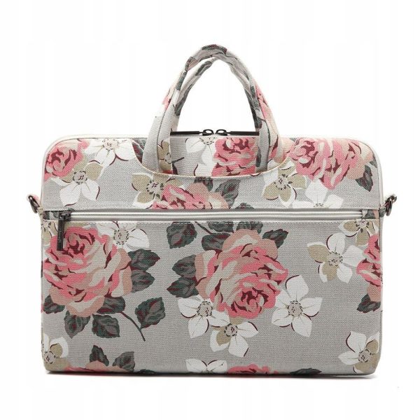 Canvaslife Briefcase for Laptop 13"-14" Navy Rose - Image 6