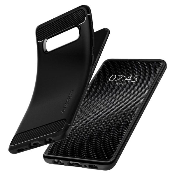 Spigen Rugged Armor Case Black for Samsung Galaxy S10 (605CS25800) - Image 3