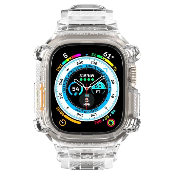 Spigen Rugged Armor Pro Crystal Clear-Apple Watch Ultra 1/2 49mm (ACS05461) - Image 15