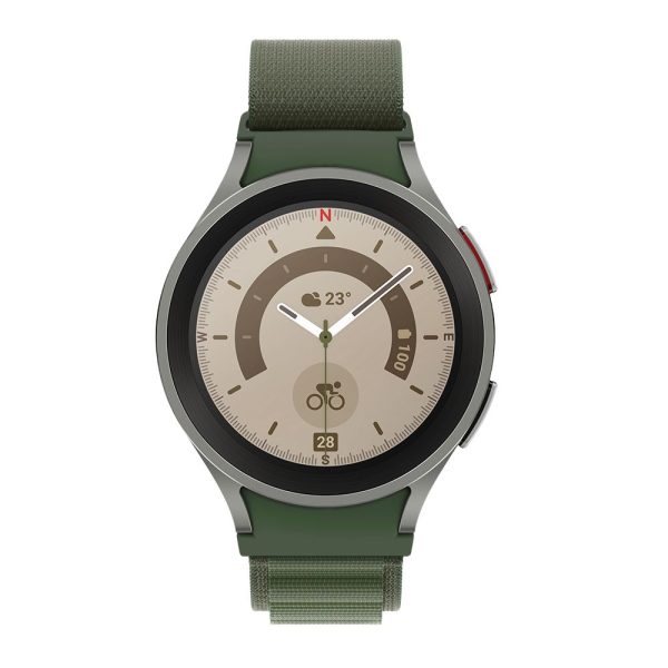 Tech-Protect Nylon Pro Band Military Green-Samsung Galaxy Watch 4/5/5 Pro/6/7/FE - Image 7