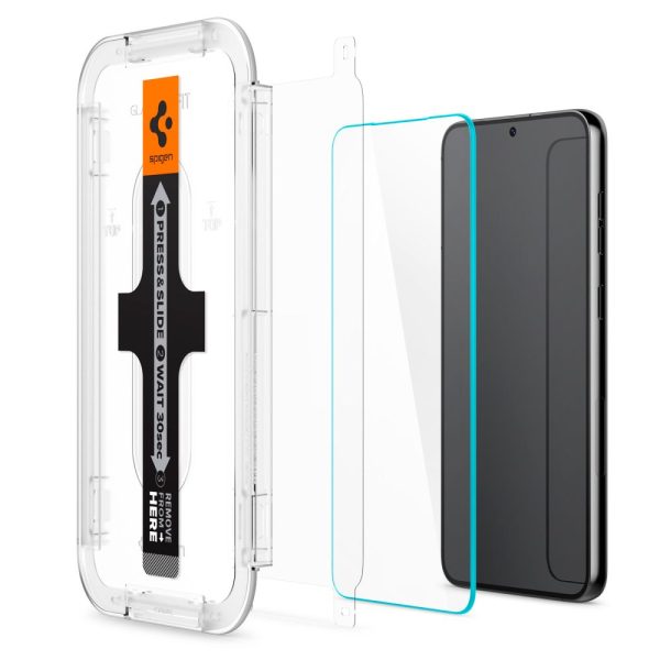 Spigen EZ Fit GLAS.tR Slim 2PCS Clear-Samsung Galaxy S23 (AGL05958) - Image 16