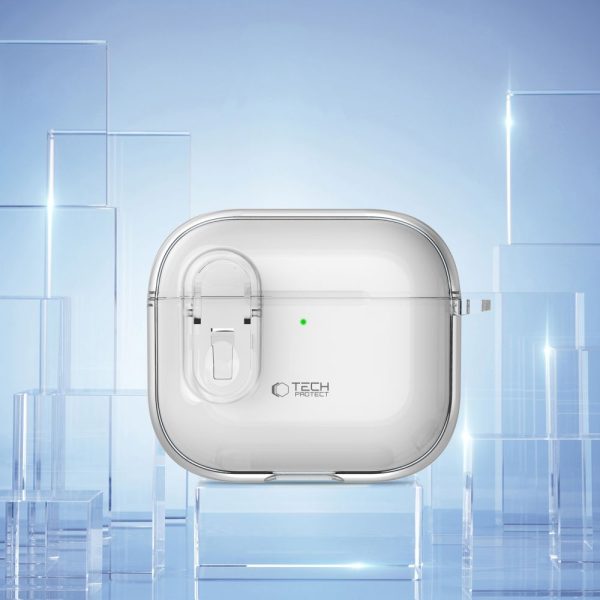 Θήκη Tech-Protect Slim Hook Clear-Apple AirPods 4 - Image 3