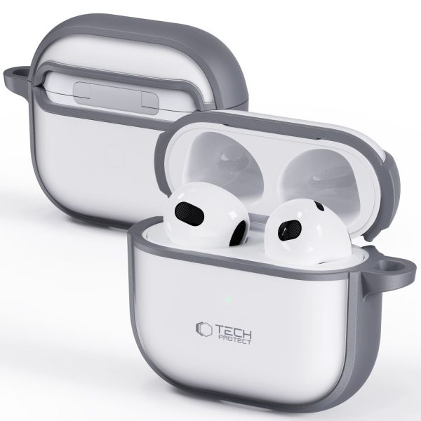 Θήκη Tech-Protect MagMat Matte Grey-Apple AirPods 4 - Image 3