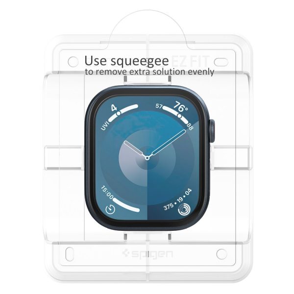 Spigen Screen Protector Elite Shield EZ Fit 2PCS Clear-Apple Watch 10 46mm (AFL08579) - Image 4