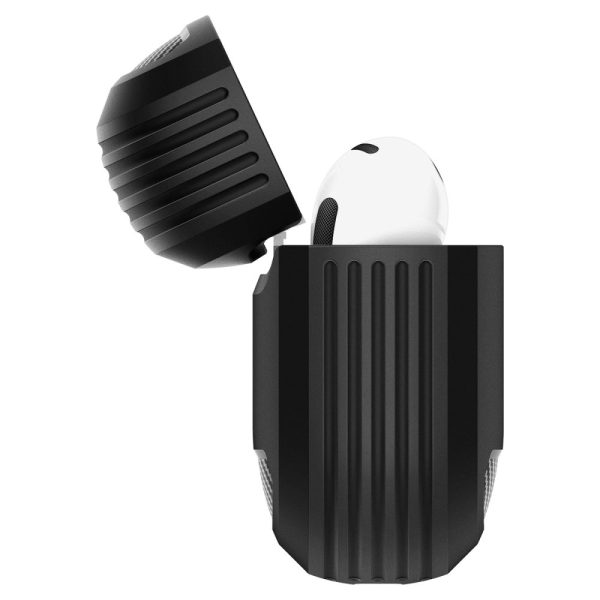 Θήκη Spigen Rugged Armor Matte Black-Apple AirPods 4 (ACS08642) - Image 4