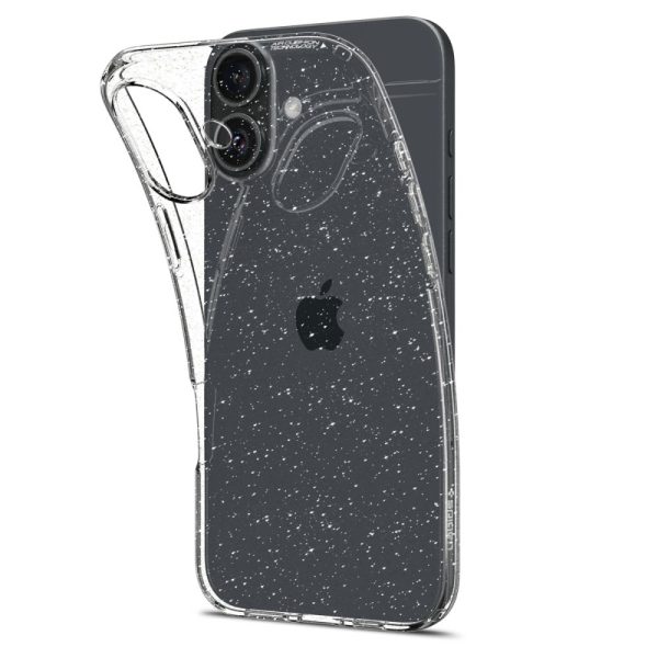 Θήκη Spigen Liquid Crystal Glitter Crystal Quartz-Apple iPhone 16 (ACS08192) - Image 3