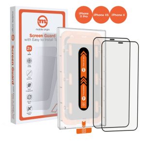 Mobile Origin Screen Guard iPhone 11 Pro / XS / X with easy applicator 2 pack