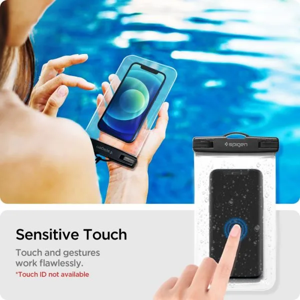 Αδιάβροχη Θήκη Κινητού Spigen A601 Universal Waterproof Case 2-Pack Crystal Clear (AMP03098) - Image 5