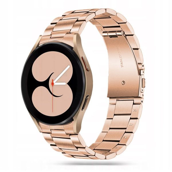 Tech-Protect Stainless ”2” Band Blush Gold-Samsung Galaxy Watch 4/5/5 Pro/6/7/FE - Image 5