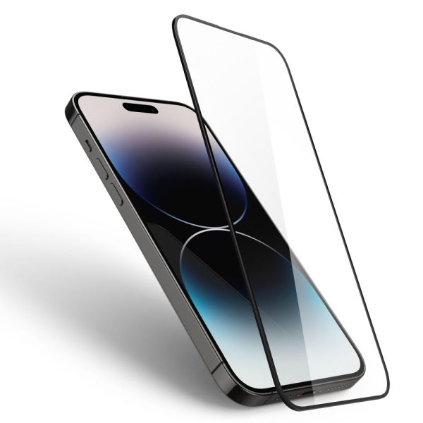 Spigen GLAS.tR Slim Full Cover Black-Apple iPhone 14 Pro Max (AGL05209) - Image 8