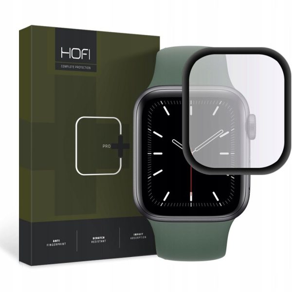 Hofi Hybrid Glass Black - Apple Watch Series 44mm - Image 2