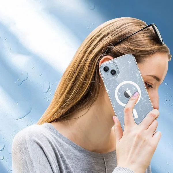 Θήκη Tech-Protect Flexair Hybrid Magsafe Glitter-Apple iPhone 14/13 - Image 12