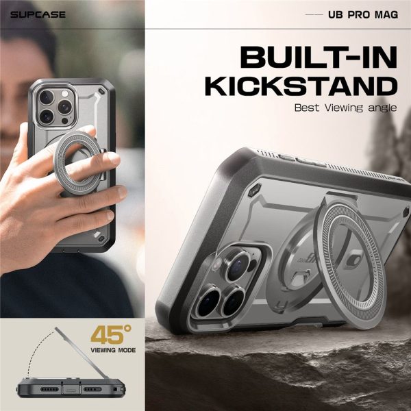 Θήκη Supcase Unicorn Beetle PRO MAG Rugged MagSafe Titan Grey-Apple iPhone 16 Pro Max - Image 4
