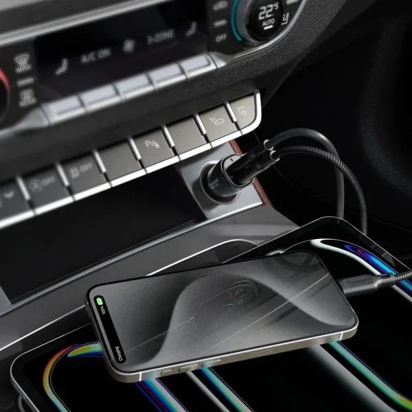 Φορτιστής Αυτοκινήτου Spigen ArcStation Essential EV502 50W USB-C Black (ACP08523) - Image 4