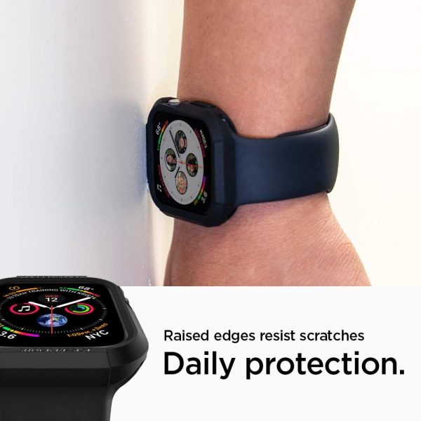 Θήκη Spigen Rugged Armor Black-Apple Watch Series 40/41mm (061CS24480) - Image 6