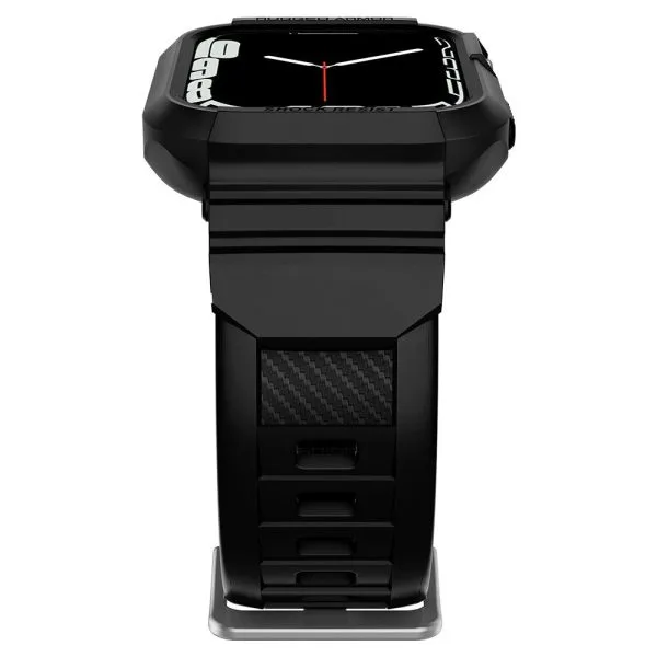 Λουράκι με Θήκη Apple Watch 6/SE 1/2/3 44mm & 7/8/9 45mm Spigen Rugged Armor Pro Black (062CS25324) - Image 5