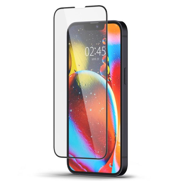 Spigen Full Cover GLAS.TR Black-Apple iPhone 14/13/13 Pro (AGL03392) - Image 12