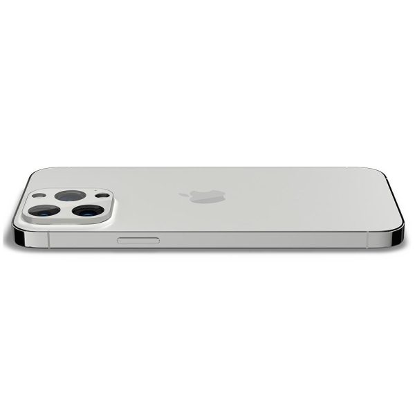 Spigen Camera Lens Protector Optik GLAS.tR Slim 2 PCS Silver - Apple iPhone 13 Pro / 13 Pro Max (AGL04033) - Image 7