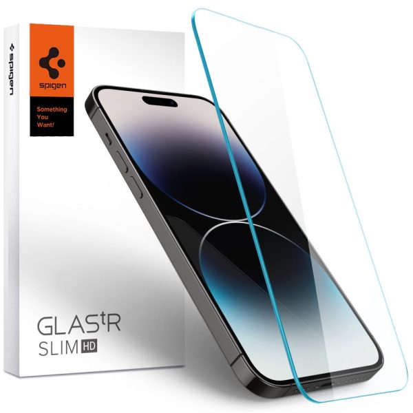 Spigen GLAS.tR Slim Clear-Apple iPhone 14 Pro (AGL05222) - Image 5