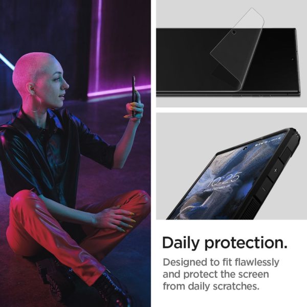 Spigen Screen Protector Neo Flex 2PCS Clear-Samsung Galaxy S23 Ultra (AFL05943) - Image 16