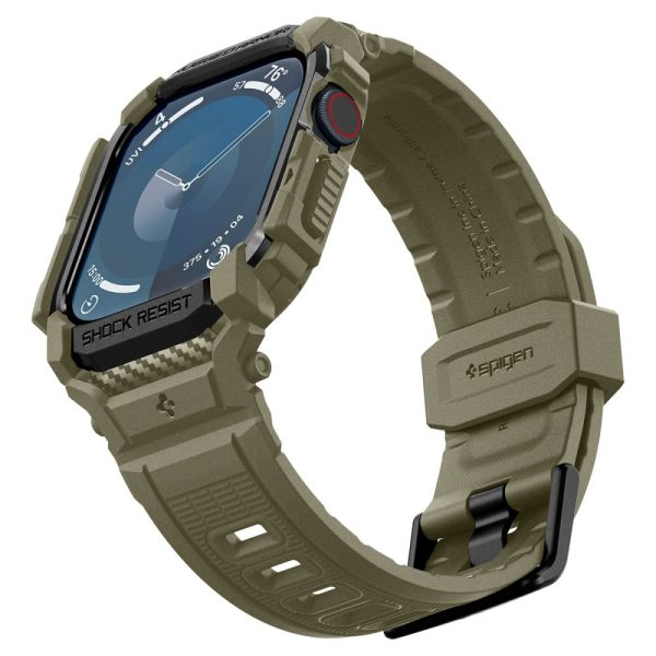 Spigen Rugged Armor Pro Vintage Khaki-Apple Watch 10 46mm (ACS08608) - Image 6