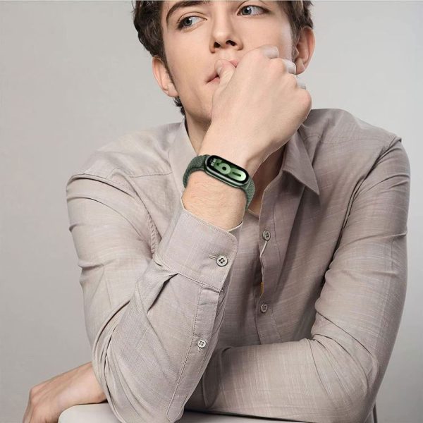 Tech-Protect NylonMag Hunter Green-Xiaomi Smart Band 8/9/NFC - Image 5