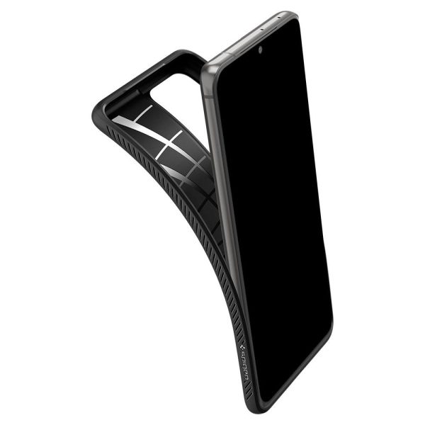 Θήκη Spigen Liquid Air Black - Samsung Galaxy S21 Ultra (ACS02350) - Image 7